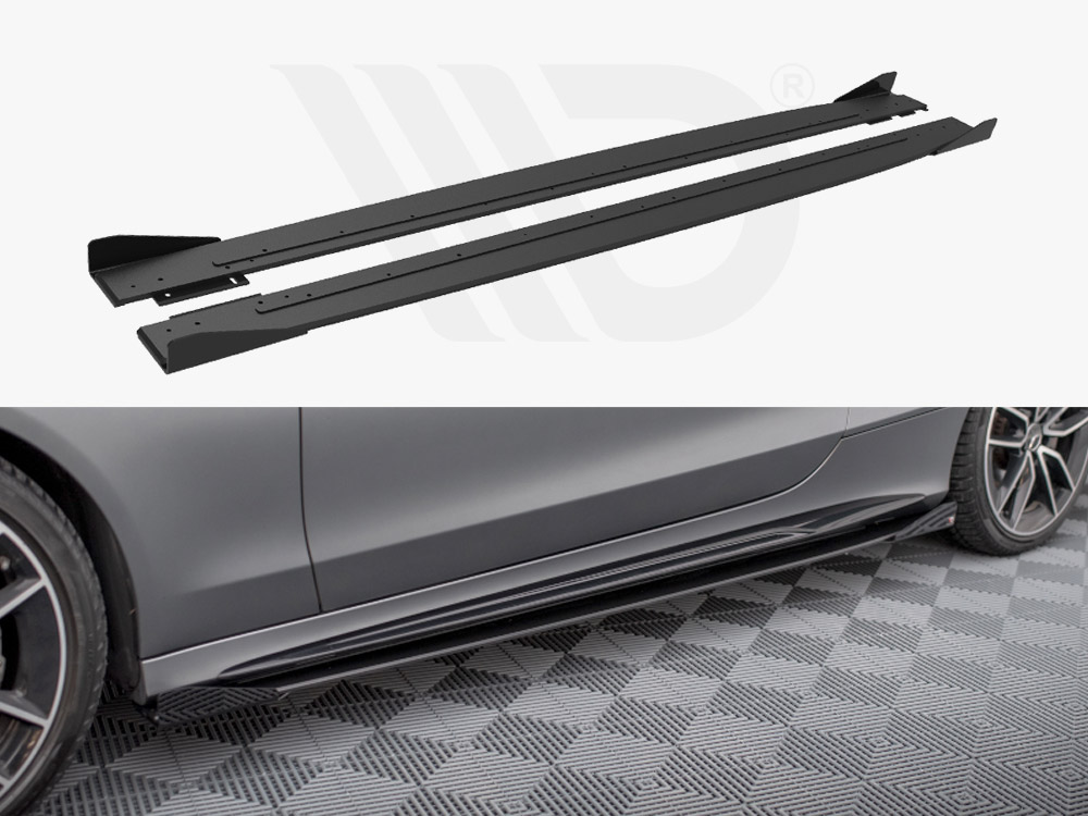 Maxton street pro side skirts diffusers + flaps mercedes-amg c43 coupe c205 facelift models 1 Maxton street pro side skirts diffusers + flaps mercedes-amg c43 coupe c205 facelift models