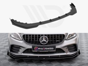 Maxton Street Pro Front Splitter + Flaps Mercedes-AMG C43 Coupe C205 Facelift Models