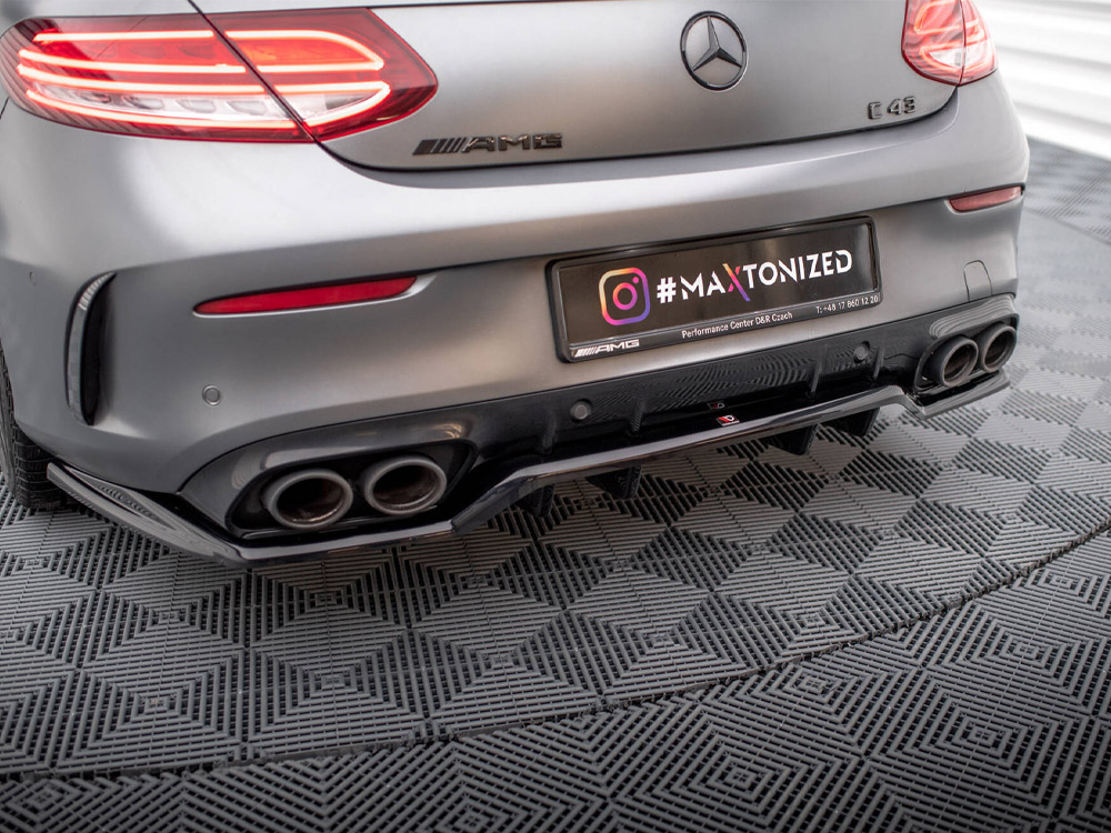 Maxton rear splitter (vertical bars) mercedes-amg c43 coupe c205 facelift models 3 Maxton rear splitter (vertical bars) mercedes-amg c43 coupe c205 facelift models - image 3