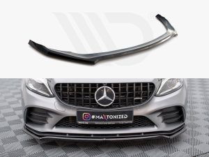 Maxton Front Splitter V1 Mercedes-AMG C43 Coupe/Saloon/Estate (C205/W205/S205) Facelift Models
