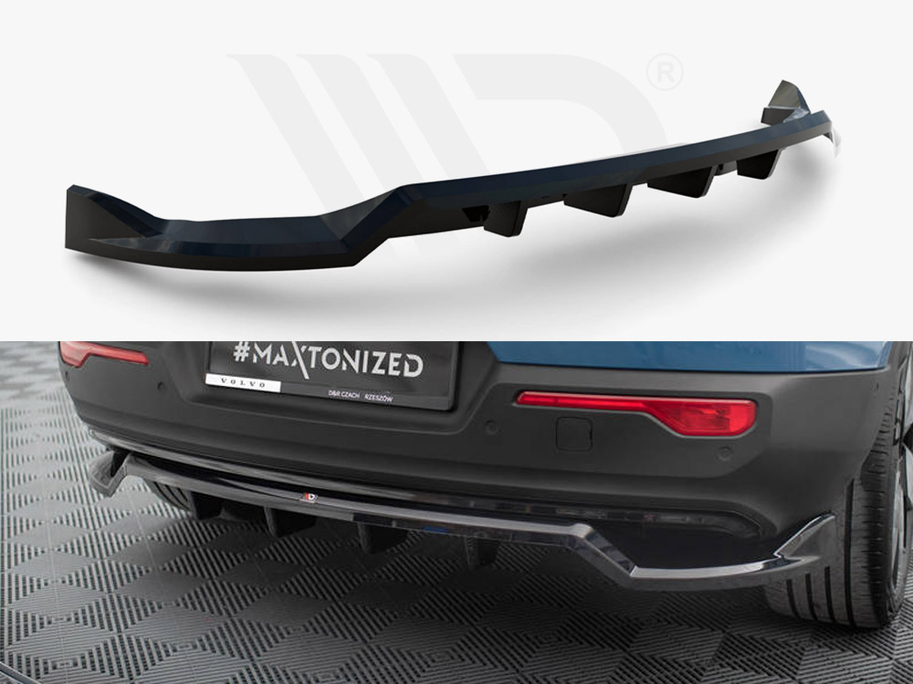 Maxton rear splitter (vertical bars) volvo c40 mk1 1 Maxton rear splitter (vertical bars) volvo c40 mk1