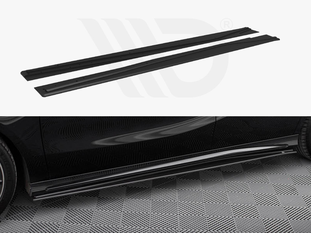 Maxton side skirts diffusers mercedes-benz a-class amg-line w176 facelift models 1 Maxton side skirts diffusers mercedes-benz a-class amg-line w176 facelift models