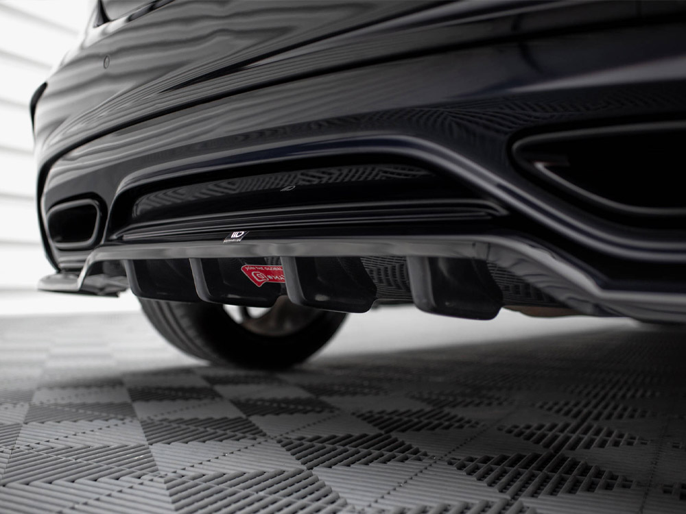 Maxton rear splitter (vertical bars) mercedes-benz a amg-line w176 facelift models 5 Maxton rear splitter (vertical bars) mercedes-benz a amg-line w176 facelift models - image 5