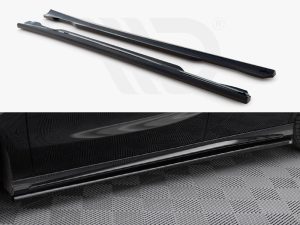 Maxton Side Skirts Diffusers Mercedes-Benz A AMG-Line W176 Facelift Models