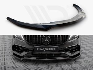 Maxton Front Splitter V1 Mercedes-Benz A AMG-Line W176 Facelift Models