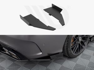 Maxton Street Pro Rear Side Splitters + Flaps Mercedes-AMG C63 Saloon/Estate W205 Facelift Models