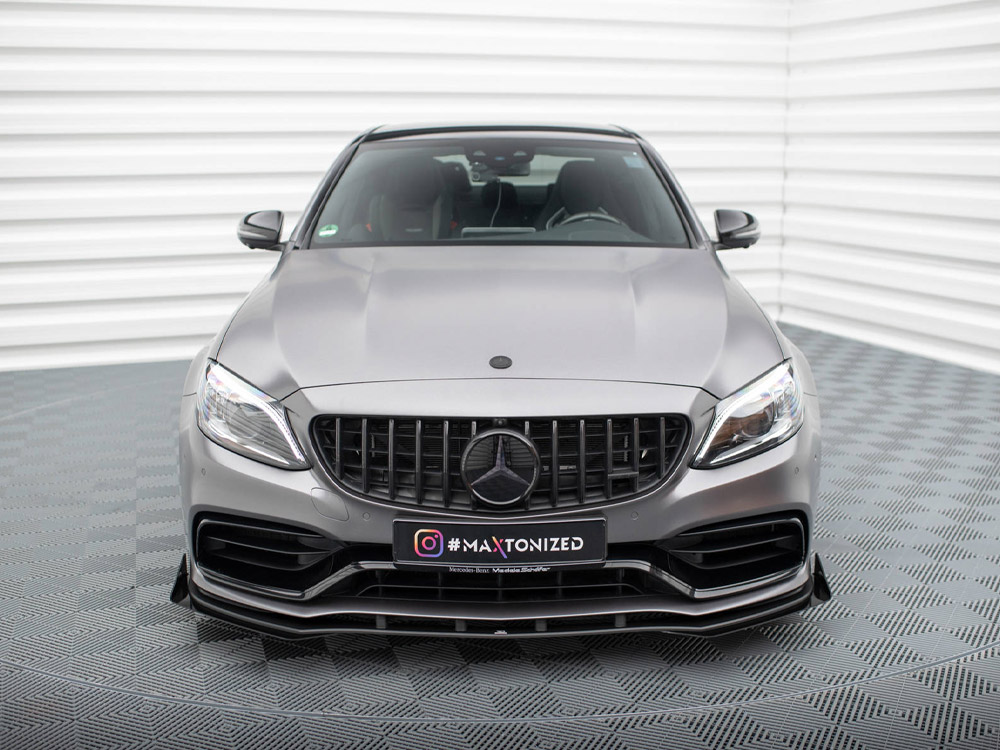 Maxton street pro front splitter + flaps mercedes-amg c63 saloon/estate w205 facelift models 3 Maxton street pro front splitter + flaps mercedes-amg c63 saloon/estate w205 facelift models - image 3
