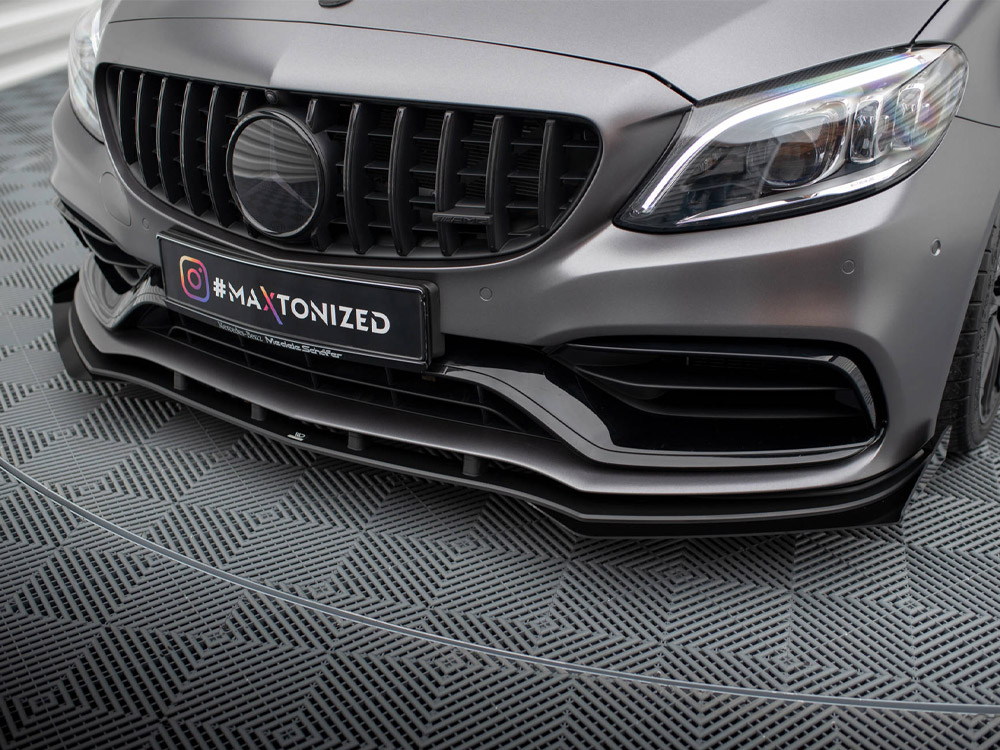 Maxton street pro front splitter + flaps mercedes-amg c63 saloon/estate w205 facelift models 4 Maxton street pro front splitter + flaps mercedes-amg c63 saloon/estate w205 facelift models - image 4