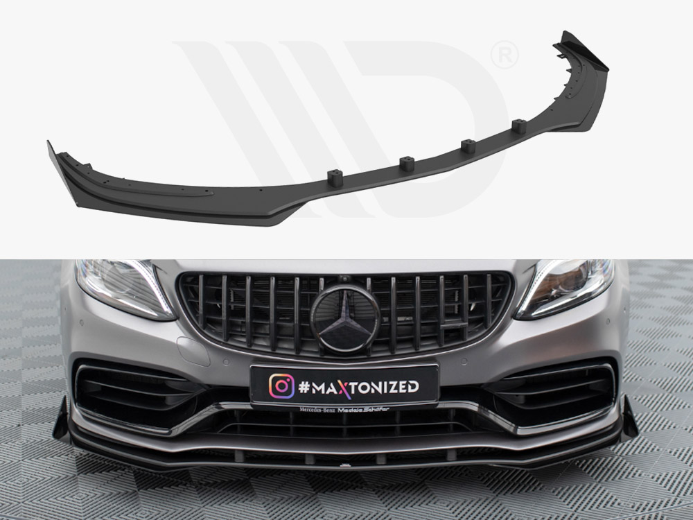 Maxton street pro front splitter + flaps mercedes-amg c63 saloon/estate w205 facelift models 1 Maxton street pro front splitter + flaps mercedes-amg c63 saloon/estate w205 facelift models