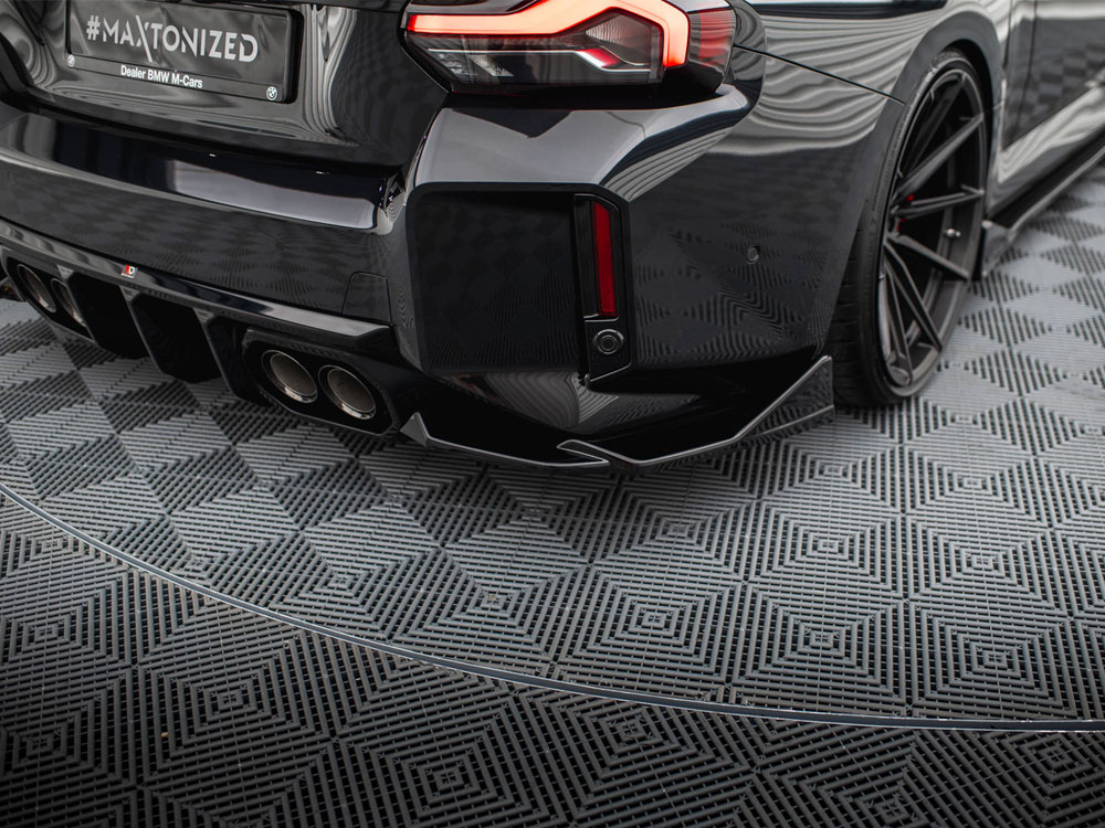 Maxton rear side splitters for rear valance v2 bmw m2 g87 3 Maxton rear side splitters for rear valance v2 bmw m2 g87 - image 3