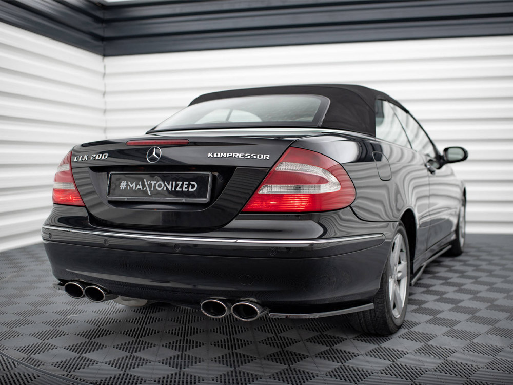 Maxton rear side splitters v1 mercedes clk w209 2 Maxton rear side splitters v1 mercedes clk w209 - image 2