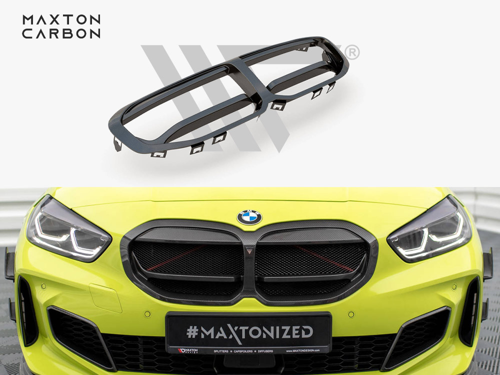 Maxton carbon fibre front grille bmw 1 series f40 m-pack / m135i 1 Maxton carbon fibre front grill bmw 1 series f40 m-pack / m135i
