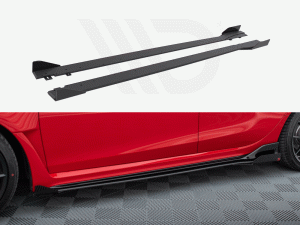 Maxton Street Pro Side Skirts Diffusers + Flaps Honda Civic Type-R Mk11
