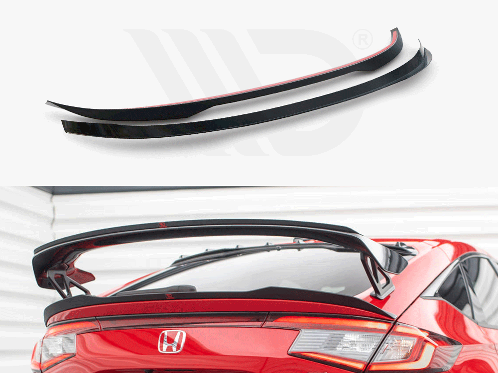 Maxton lower spoiler cap honda civic type-r mk11 1 Maxton lower spoiler cap honda civic type-r mk11