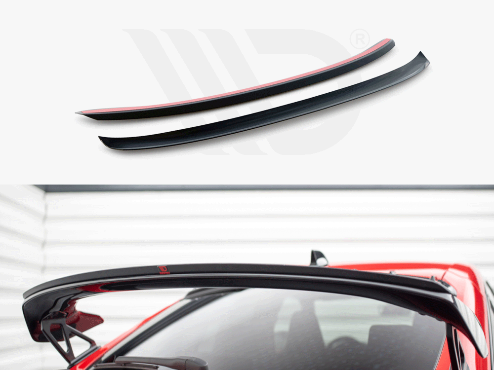 Maxton upper spoiler cap honda civic type-r mk11 1 Maxton upper spoiler cap honda civic type-r mk11