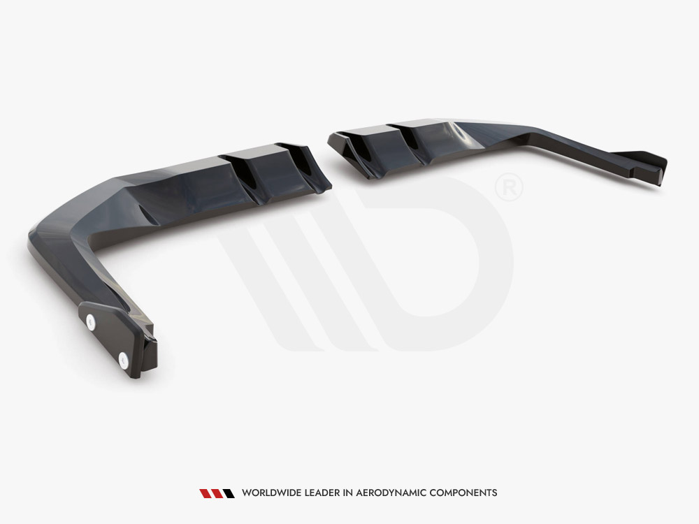 Maxton central rear splitter (vertical bars) v1 + flaps honda civic type-r mk11 7 Maxton central rear splitter (vertical bars) v1 + flaps honda civic type-r mk11 - image 7
