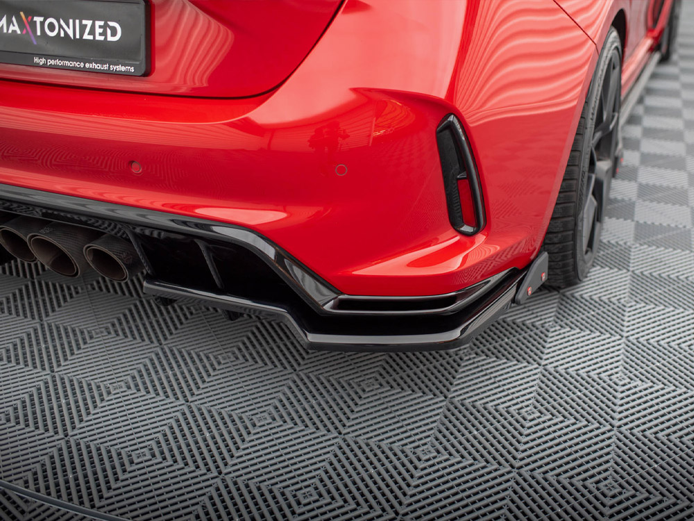 Maxton central rear splitter (vertical bars) v1 + flaps honda civic type-r mk11 4 Maxton central rear splitter (vertical bars) v1 + flaps honda civic type-r mk11 - image 4