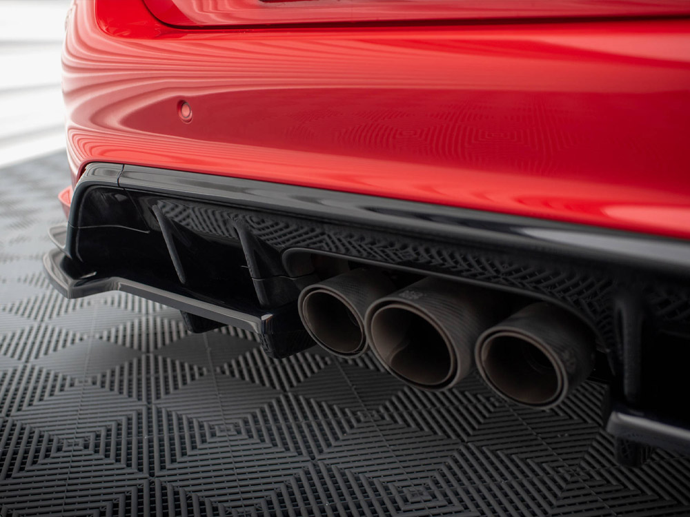 Maxton central rear splitter (vertical bars) v1 + flaps honda civic type-r mk11 5 Maxton central rear splitter (vertical bars) v1 + flaps honda civic type-r mk11 - image 5