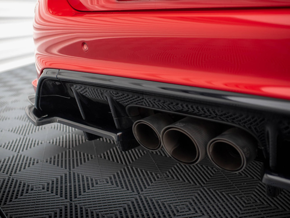 Maxton central rear splitter (vertical bars) v1 honda civic type-r mk11 4 Maxton central rear splitter (vertical bars) v1 honda civic type-r mk11 - image 4