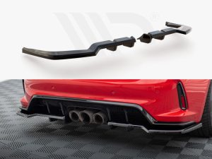 Maxton Central Rear Splitter (Vertical Bars) V1 Honda Civic Type-R Mk11