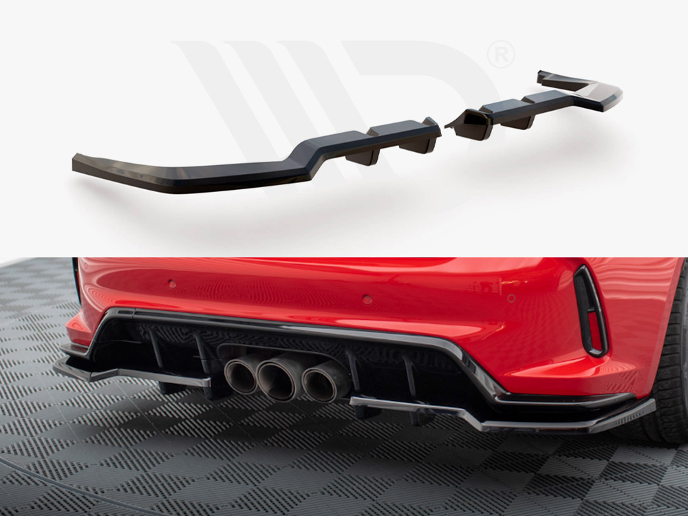 Maxton central rear splitter (vertical bars) v1 honda civic type-r mk11 1 Maxton central rear splitter (vertical bars) v1 honda civic type-r mk11