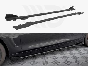 Maxton Street Pro Side Skirts Diffusers + Flaps BMW 4 Series Gran Coupe F36