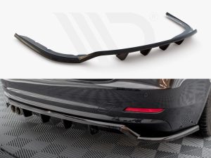 Maxton Central Rear Splitter (Vertical Bars) BMW 4 Gran Coupe F36