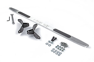 D180-0391 - Dinan Rear Shock Tower Brace for BMW 5 Series (E39) 1996-2003 - Brushed Aluminium with Carbon Inlays