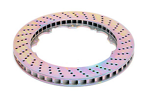 D230-0101-D - Dinan Brembo Replacement Front Rotor Set - Drilled 405x43mm for BMW 5-Series/M2/M3/M4/X5/X6 (E70/E71/F07/F10/F12/F13/F80/F82/F83/F87)