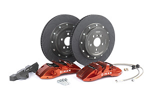 D290-1007-R - Dinan Front Big Brake Kit for BMW 2/3/4-Series (G20/G22/G23/G26/G42) 2020-2025 - 6-Piston 395x34mm Red