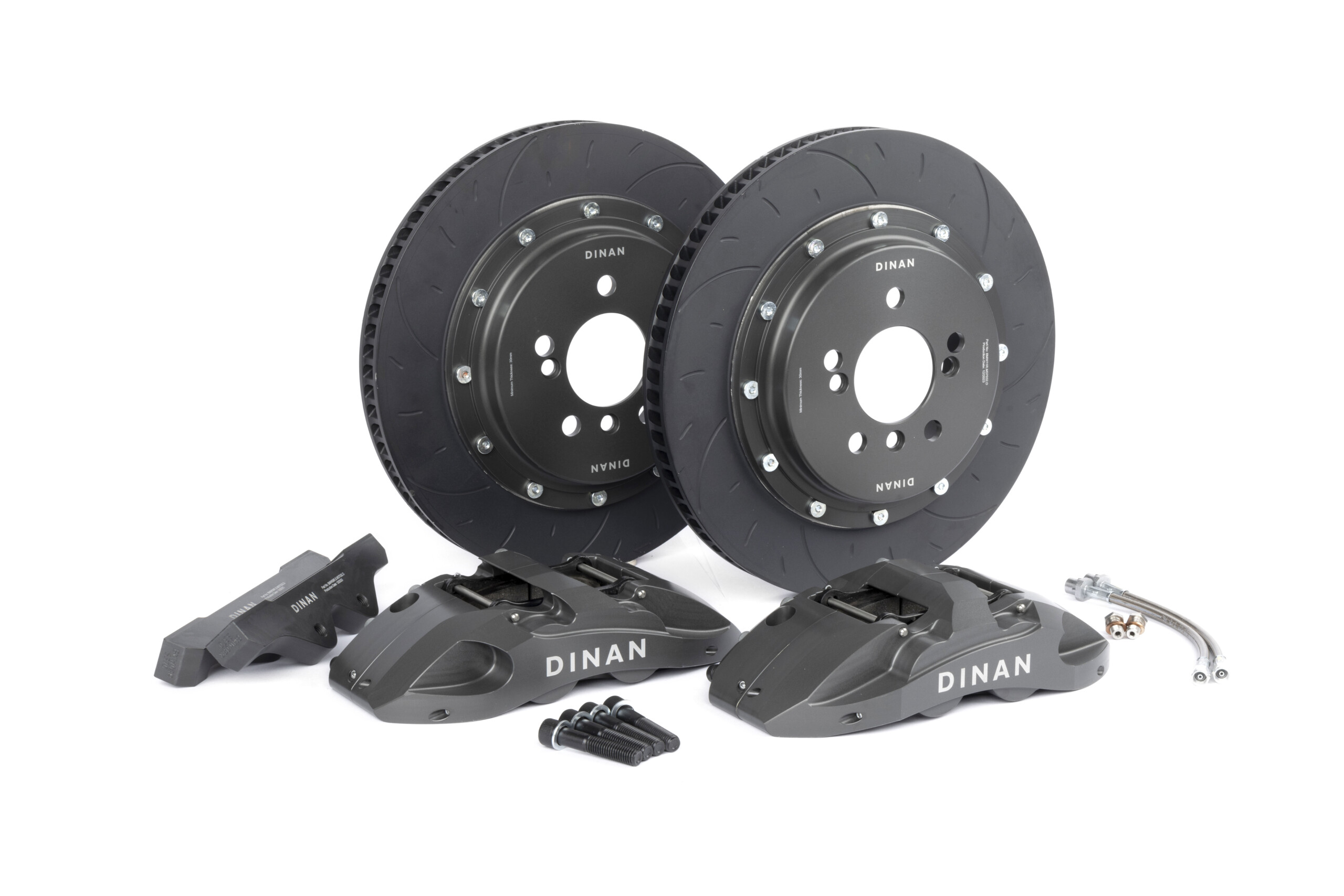 Dinan rear big brake kit for bmw m2/m3/m4 (f80/f82/f83/f87) 2015-2021 - 4-piston 370x32mm grey 1 D290-1009-g - dinan rear big brake kit for bmw m2/m3/m4 (f80/f82/f83/f87) 2015-2021 - 4-piston 370x32mm grey