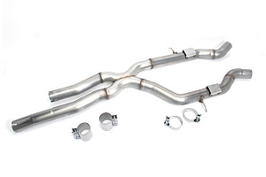 D660-0060 - Dinan High Flow X-Pipe for 2015-2020 BMW M3/M4 (F80/F82) Stainless Steel 2.75"