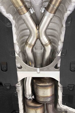 Dinan Resonator Delete Kit for BMW X3M/X4M (F97/F98) 2020-2025 - Stainless Steel 2.75"