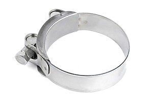 D662-9249 - Dinan Low-Profile Barrel Band Clamp - 3" (76mm) Stainless Steel