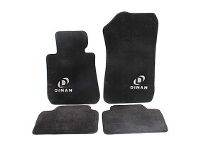 D701-DNBW3013-4C-BLK - Dinan Signature Floor Mats for BMW 2-Series (F22/F87) 2014-2021 - Black