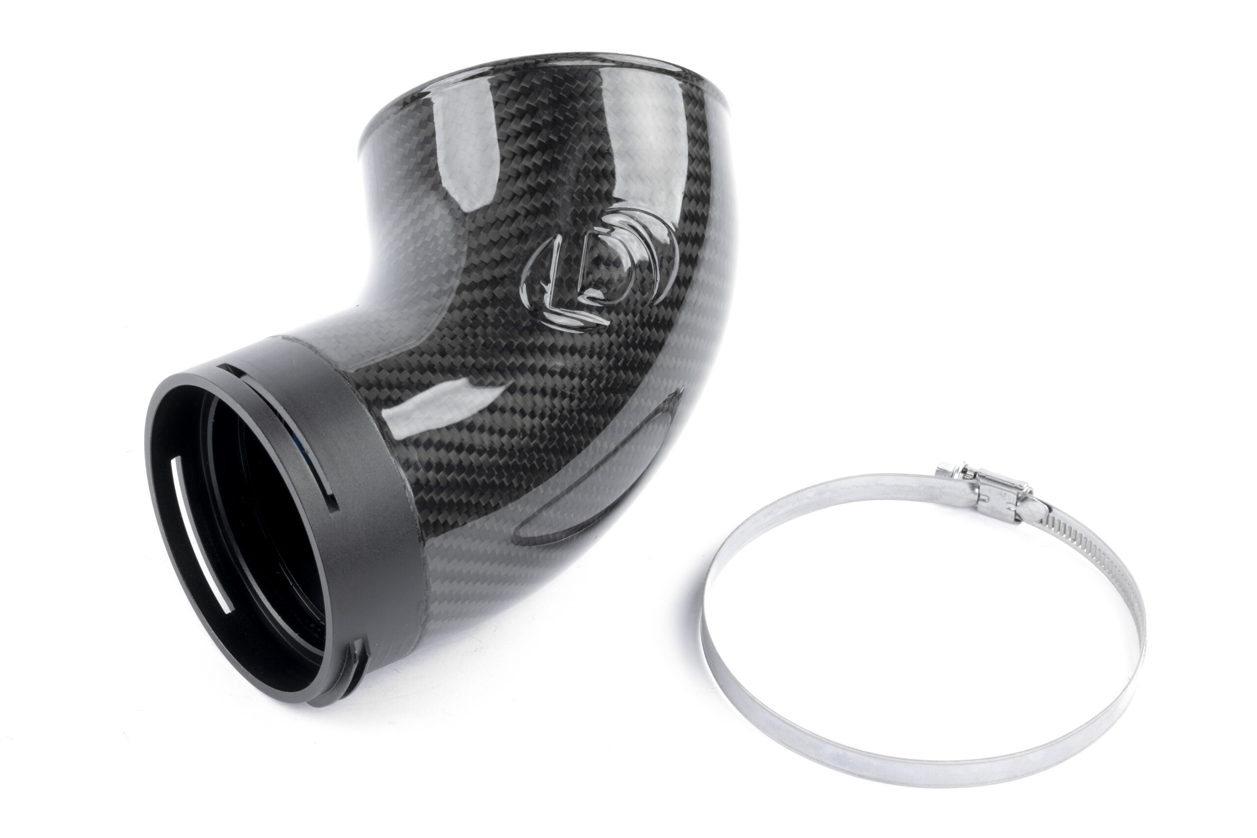 Dinan carbon fibre turbo inlet pipe for bmw (g20/g22/g23/g26/g29/g42) & toyota gr supra (a90/a91) 2020-2025 1 D760-0062 - dinan carbon fibre turbo inlet pipe for bmw (g20/g22/g23/g26/g29/g42) & toyota gr supra (a90/a91) 2020-2025