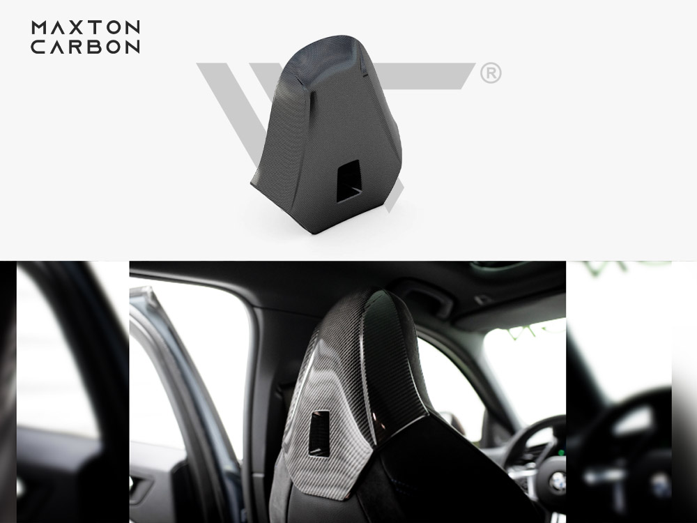 Maxton carbon fibre headrests bmw 1 series f40 m135i 1 Maxton carbon fibre headrests bmw 1 series f40 m135i