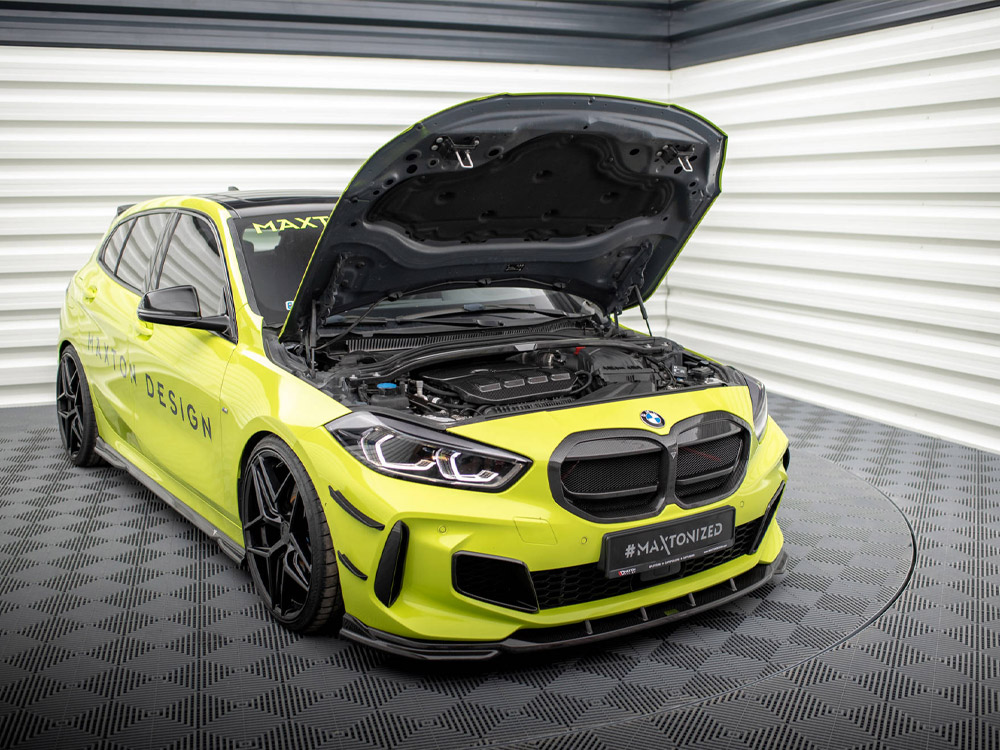 Maxton carbon fibre strut bar cover bmw 1 series f40 m135i 2 Maxton carbon fibre strut bar cover bmw 1 series f40 m135i - image 2