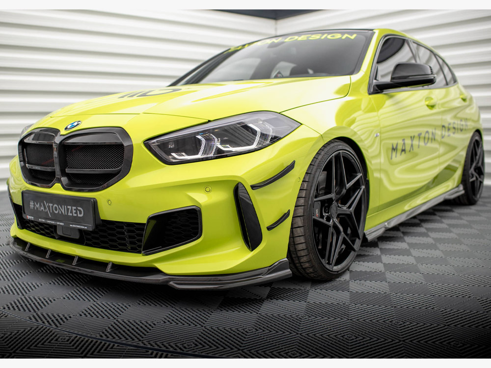 Maxton carbon fibre front bumper wings (canards) bmw 1 series f40 m-pack / m135i 2 Maxton carbon fibre front bumper wings (canards) bmw 1 series f40 m-pack / m135i - image 2