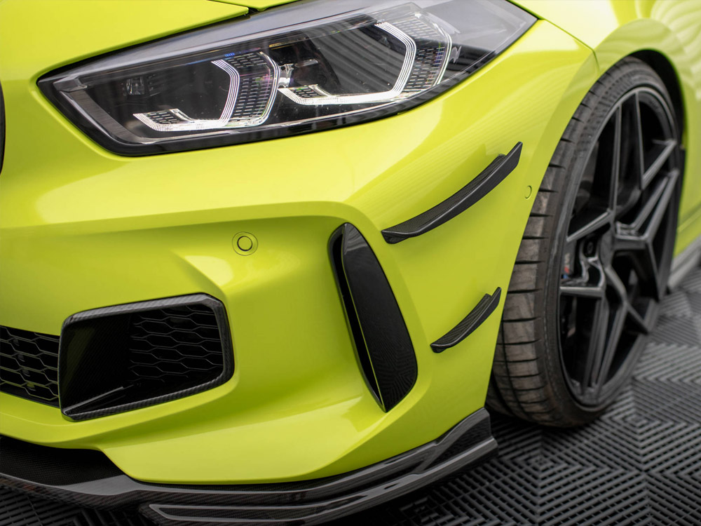 Maxton carbon fibre front bumper wings (canards) bmw 1 series f40 m-pack / m135i 4 Maxton carbon fibre front bumper wings (canards) bmw 1 series f40 m-pack / m135i - image 4