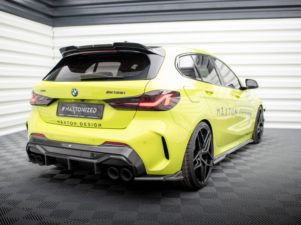 Maxton carbon fibre rear side splitters bmw 1 series f40 m-pack / m135i 2 Maxton carbon fibre rear side splitters bmw 1 series f40 m-pack / m135i - image 2
