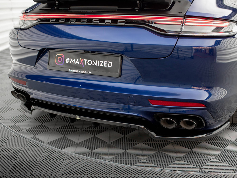 Maxton rear splitter (vertical bars) porsche panamera e-hybrid 971 facelift models 3 Maxton rear splitter (vertical bars) porsche panamera e-hybrid 971 facelift models - image 3
