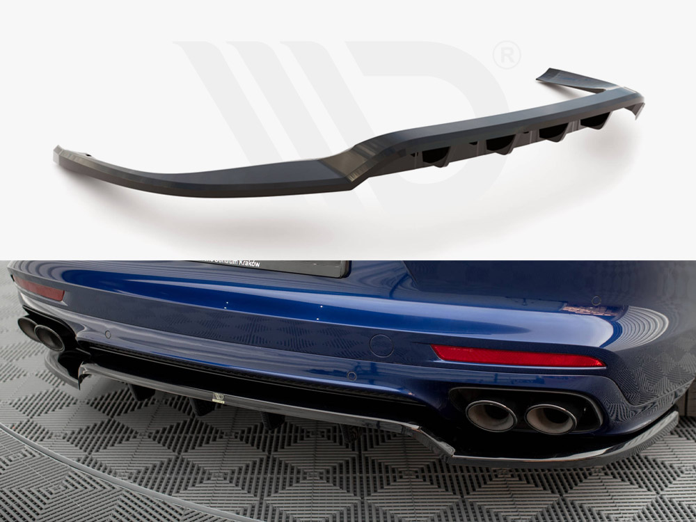 Maxton rear splitter (vertical bars) porsche panamera e-hybrid 971 facelift models 1 Maxton rear splitter (vertical bars) porsche panamera e-hybrid 971 facelift models