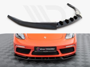 Maxton Front Splitter V1 Porsche 718 Cayman 982C