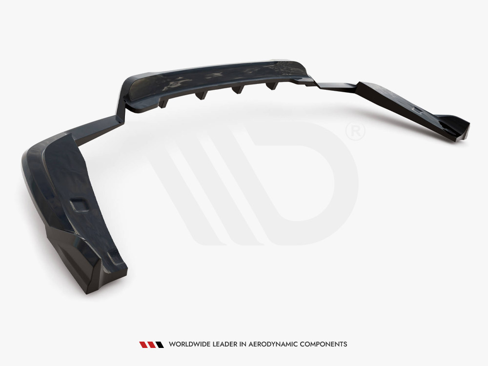 Maxton central rear splitter (vertical bars) v2 bmw x4 m40i g02 6 Maxton central rear splitter (vertical bars) v2 bmw x4 m40i g02 - image 6