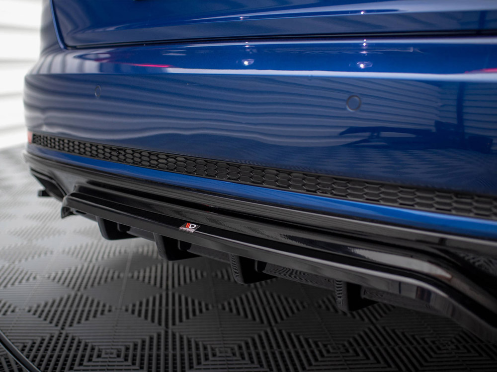 Maxton central rear splitter (vertical bars) audi a4 competition b9 4 Maxton central rear splitter (vertical bars) audi a4 competition b9 - image 4