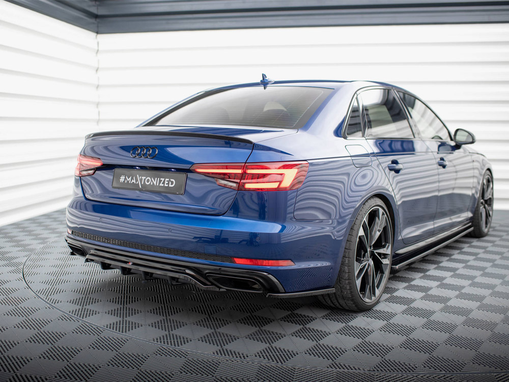 Maxton central rear splitter (vertical bars) audi a4 competition b9 2 Maxton central rear splitter (vertical bars) audi a4 competition b9 - image 2