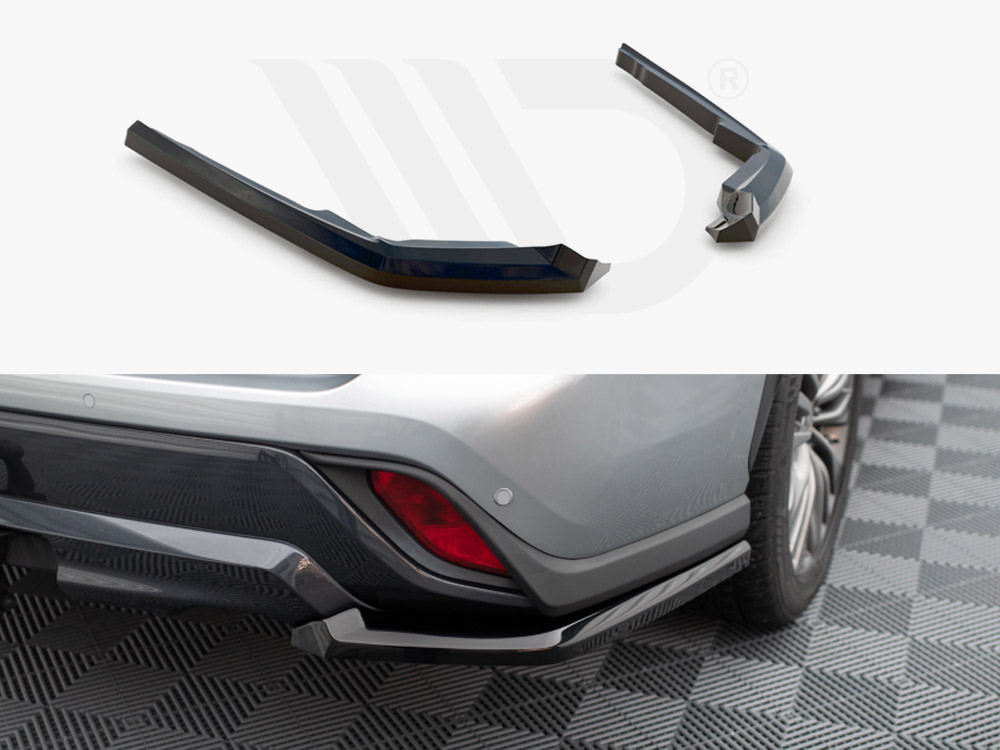 Maxton rear side splitters toyota highlander mk4 1 Maxton rear side splitters toyota highlander mk4