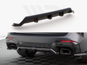 Maxton Central Rear Splitter (Vertical Bars) BMW X3 M-Pack G01 Facelift Models