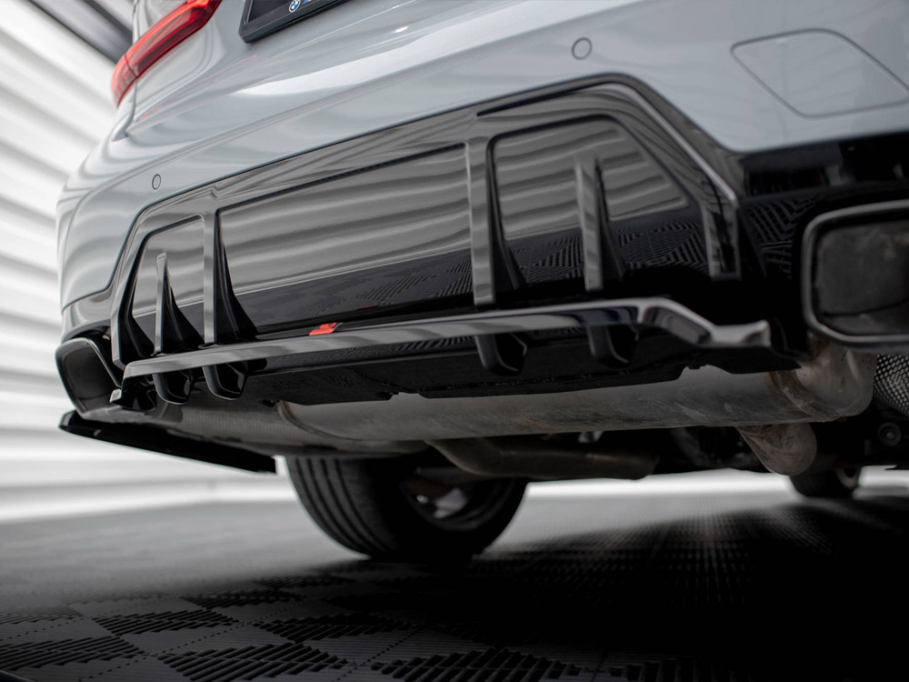 Maxton central rear splitter (vertical bars) v1 bmw m340i g20/g21 facelift models 5 Maxton central rear splitter (vertical bars) v1 bmw m340i g20/g21 facelift models - image 5
